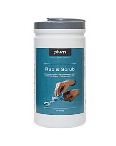 Plum Rub & Scrub 5272 Reinigungstücher (75/Box)