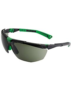UNIVET Schutzbrille 5X1-03-05, grau, grün/schwarz