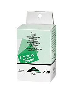 Plum QuickClean 5550 Wundreinigungstücher in Spenderbox