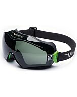 UNIVET Vollsichtbrille 6X3-00-05,  G15, gunmetal/grün