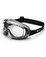 UNIVET medizinische Vollsichtbrille 620U, klar - grau/schwarz